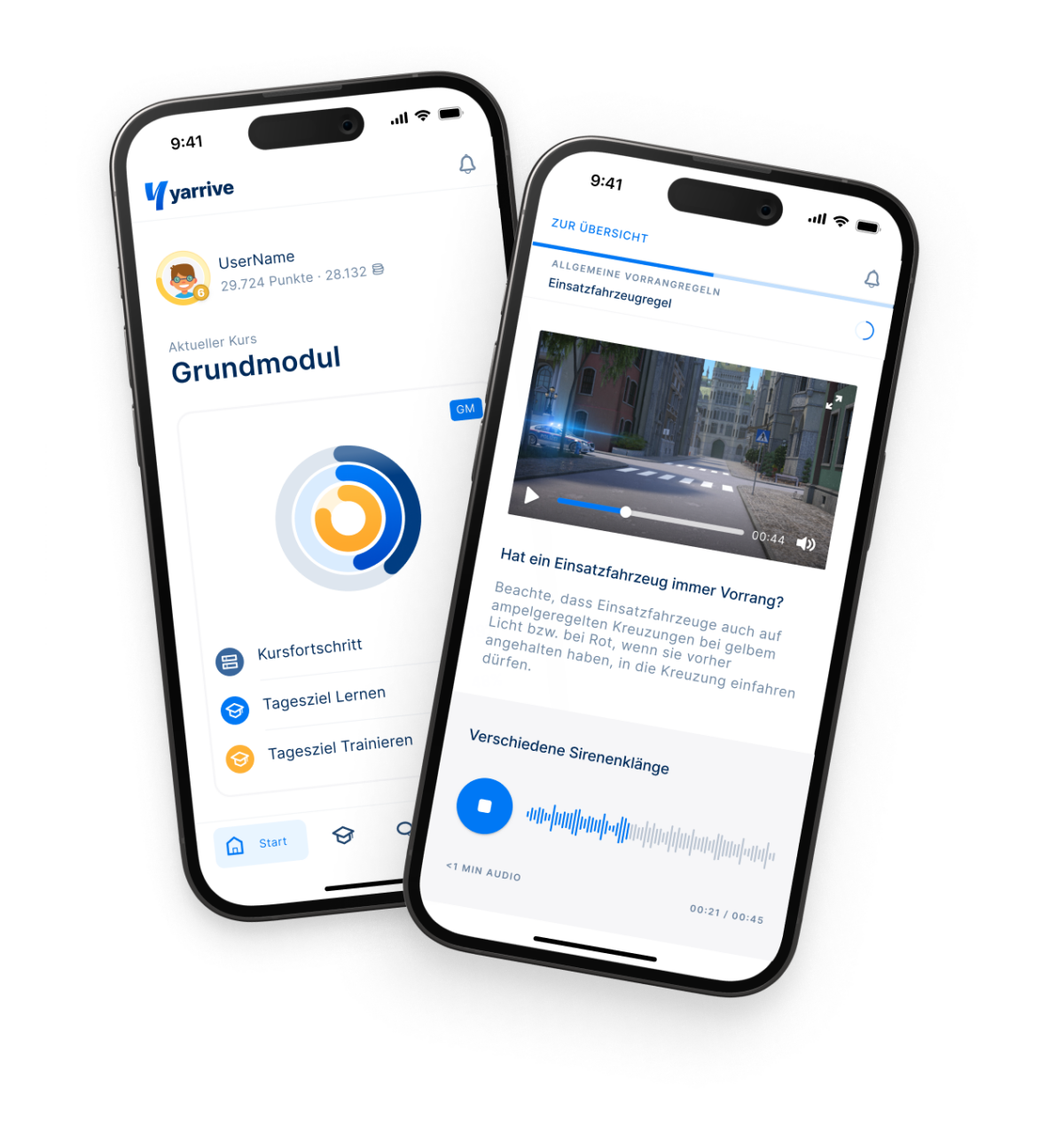 Ansicht App Smartphone